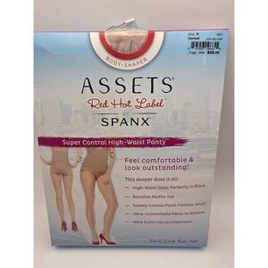 ASSETS Red Hot Label SPANX  SIZE 6Super Control High Waist Panty Shaper Briefs 6
